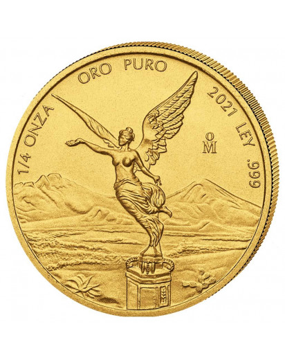 Mexiko 2021  Libertad Gold 1/4 oz