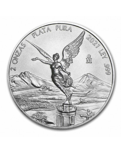 Mexiko 2021 Libertad Silber 2 oz  