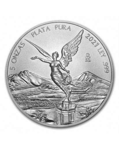 Mexiko 2021  Libertad Silber 5 oz  