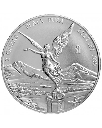 Mexiko 2022 Libertad Silber 2 oz  