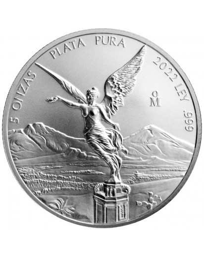 Mexiko 2022  Libertad Silber 5 oz  