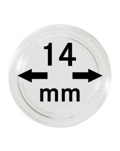 MÜNZKAPSELN  INNEN-Ø   14 mm    10er Packung