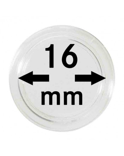 MÜNZKAPSELN  INNEN-Ø   16 mm    10er Packung