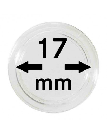 MÜNZKAPSELN  INNEN-Ø   17 mm    10er Packung