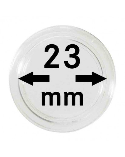 MÜNZKAPSELN  INNEN-Ø   23 mm    10er Packung