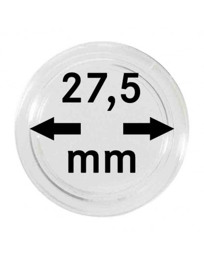 MÜNZKAPSELN  INNEN-Ø   27,5 mm    10er Packung