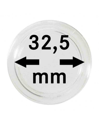 MÜNZKAPSELN  INNEN-Ø   32,5 mm    10er Packung