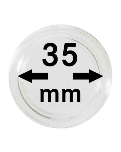 MÜNZKAPSELN  INNEN-Ø   35 mm    10er Packung