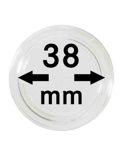 MÜNZKAPSELN  INNEN-Ø   38 mm    10er Packung