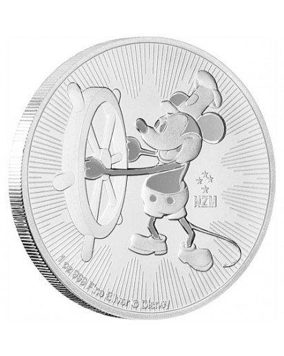 Niue 2017  Steamboat Willi - Micky Mouse Silber 1 oz   