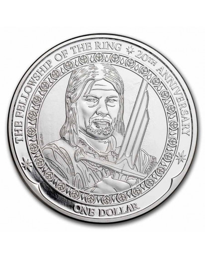 Neuseeland 2021 BOROMIR - Herr der Ringe Silber 1 oz