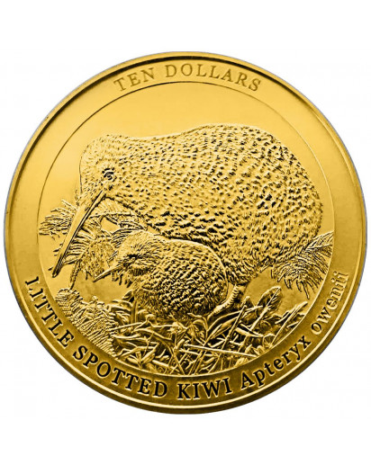 Neuseeland 2022  PUKUPUKU KIWI  Gold 1/4 oz