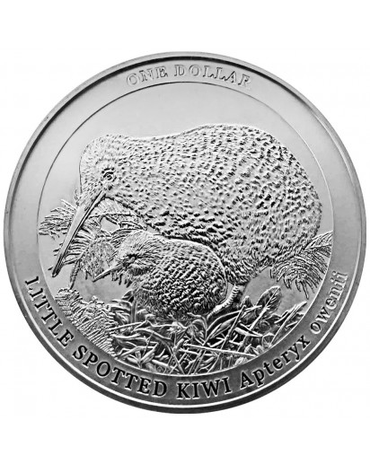 Neuseeland 2022  Pukupuku  Kiwi  Silber 1 oz im Blister 