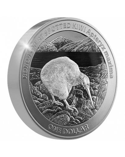 Neuseeland 2024  Roroa Kiwi  Silber 1 oz PP FARBE