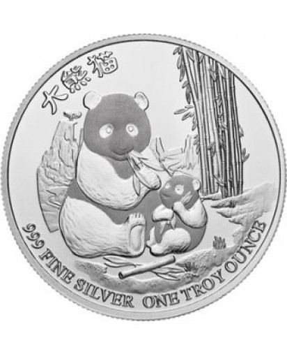 Niue 2017 Panda 1 oz Silber