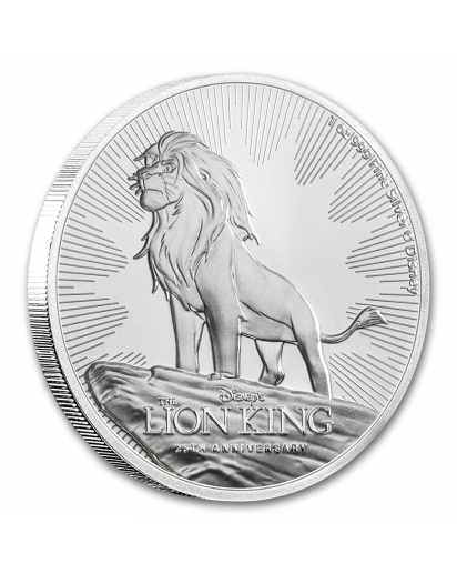 Niue 2019  Disney Lion King  25 Jahre König der Löwen Silber 1 oz