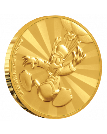 NIUE 2019  DONALD DUCK - Serie Mickey Mouse & Friends Gold 1/4  oz  Auflage 100 Stück