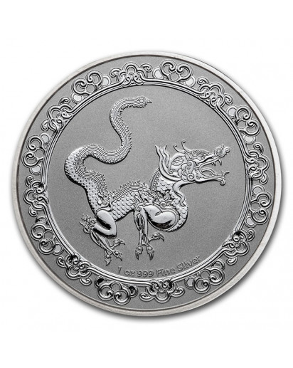 Niue 2020  Celestial Animals Yellow Snake Silber 1 oz