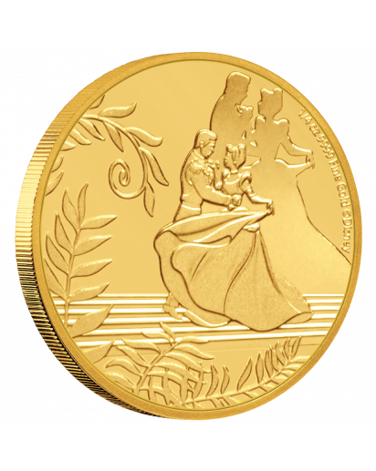 NIUE 2020 Cinderella - 70 Jahre Aschenputtel  Gold 1/4  oz  Auflage 100 Stück