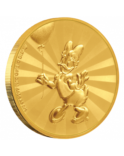 NIUE 2020 DAISY DUCK - Serie Mickey Mouse & Friends Gold 1/4  oz  Auflage 100 Stück