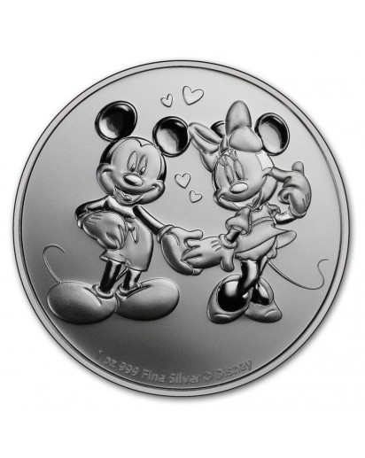 Niue 2020 Mickey & Minnie Mouse Silber 1 oz