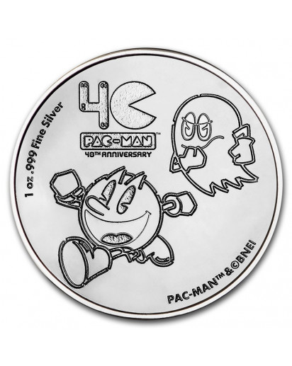 Niue 2020  40 Jahre PAC MAN Silber 1 oz