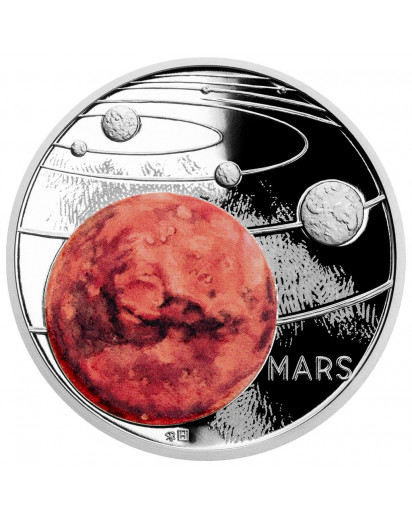 Niue 2020  Der Mars - Serie Sonnensystem Silber 1 oz 
