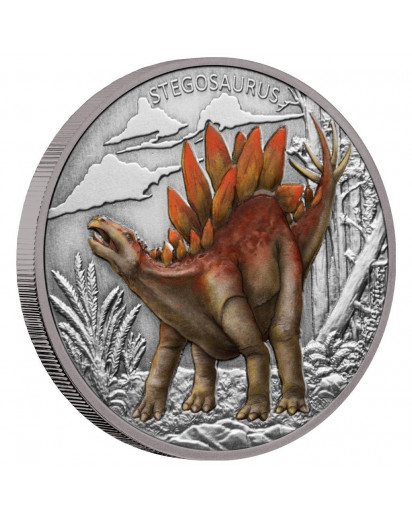 NIUE 2020 Stegosaurus Silber 1 oz