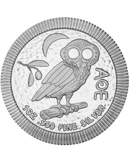 Niue 2021    Eule von Athen  Silber 1 oz   