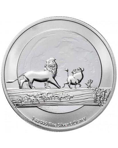 Niue 2021  Disney HAKUNA MATATA -  König der Löwen Silber 1 oz