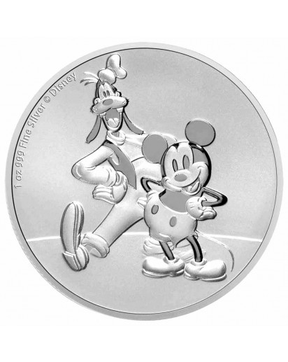 Niue 2021 Mickey & Goofy Silber 1 oz