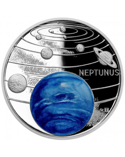 Niue 2021 Neptun - Serie Sonnensystem Silber 1 oz 