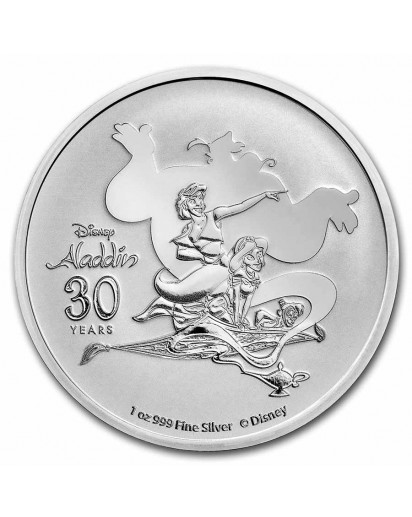 Niue 2022  Disney 30 Jahre Aladdin Silber 1 oz