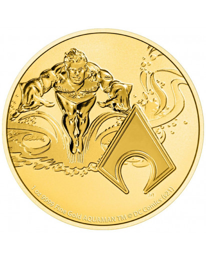 Niue 2022  AQUAMAN  DC Comic Serie   Gold 1 oz  4. Ausgabe