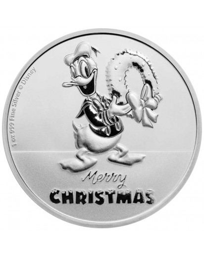 Niue 2022  Donald Christmas Silber 1 oz