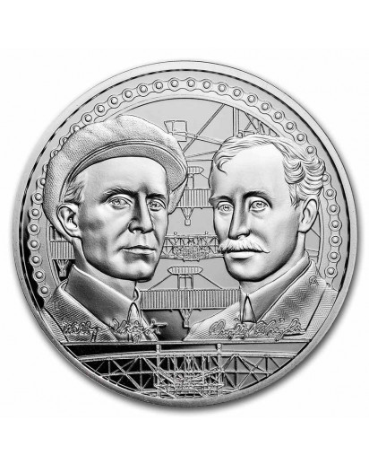 Niue 2022    Icons of Inspiration - WRIGHT BROTHERS Silber 1 oz polierte Platte PP