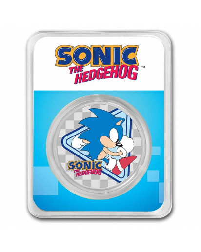 Niue 2022 Sonic the Hedgehog -   Blister Farbe Silber 1 oz