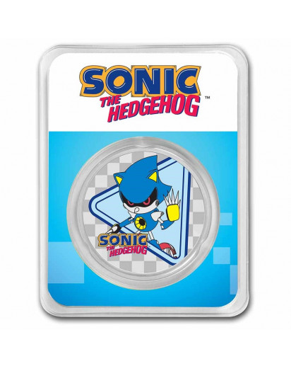 Niue 2022 Sonic the Hedgehog - Metal Sonic Blister Farbe Silber 1 oz