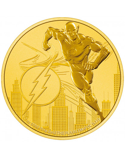 Niue 2022  THE FLASH  DC Comic Serie   Gold 1 oz  4. Ausgabe