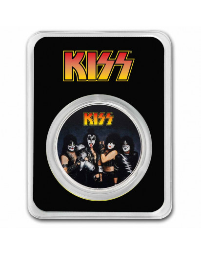 Niue 2023  KISS  Silber 1 oz FARBE Blisterkarte
