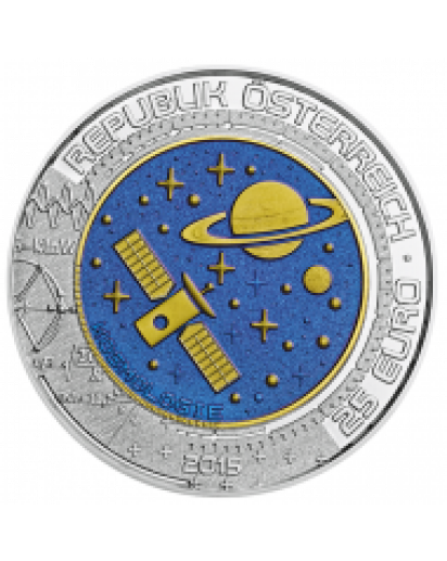 Österreich 2015  NIOB 25 €  Kosmologie
