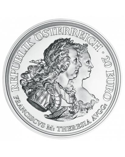 Österreich 2017  Gerechtigkeit und Härte  Serie: Maria Theresia Silber 20 €