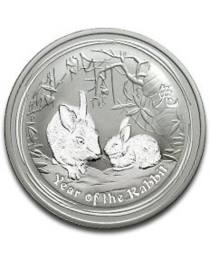 Australien 2011 Jahr des Hasen Lunar II Silber 2 oz