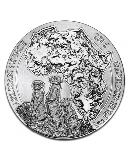 Ruanda 2016 Erdmännchen 1 oz Silber