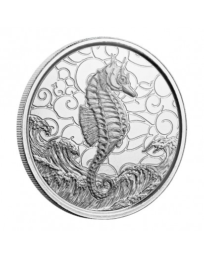 Samoa 2020  Seepferdchen - Seahorse  Silber 1 oz