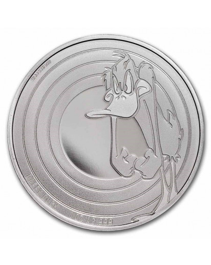 Samoa 2022 DAFFY DUCK  Looney Tunes Silber 1 oz