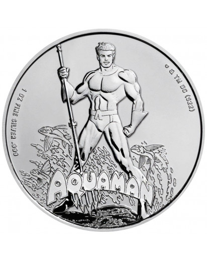 Samoa 2023 Aquaman  DC Comics Silber 1 oz