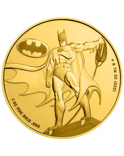 Samoa 2023 Batman  DC Comics  Gold 1 oz