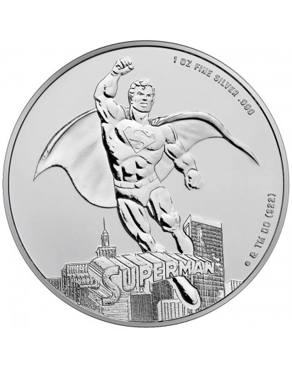 Samoa 2023  SUPERMAN DC Comics Silber 1 oz