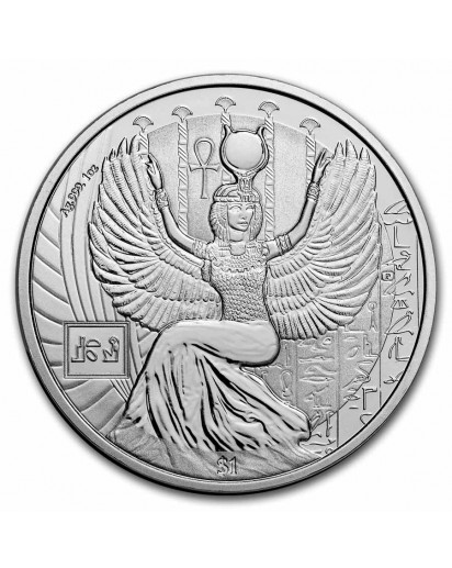Sierra Leone 2023  ISIS - Ägyptische Götter Silber 1 oz
